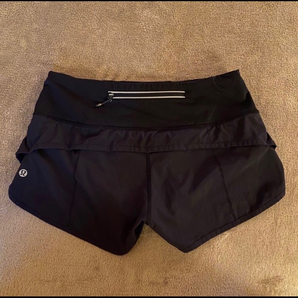 Lululemon Speed Up Shorts. Size 4. Black.